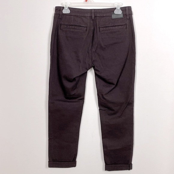 Mavi Selina Mid Rise Chino in wine twill - Picture 4 of 14